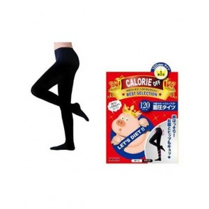 YCY - [日本人気No.1] 日本小飛豬 - CALORIE OFF  視覺隱型壓力襪褲 (120D) 